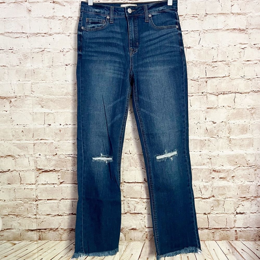 Harper Heritage high rise straight jeans